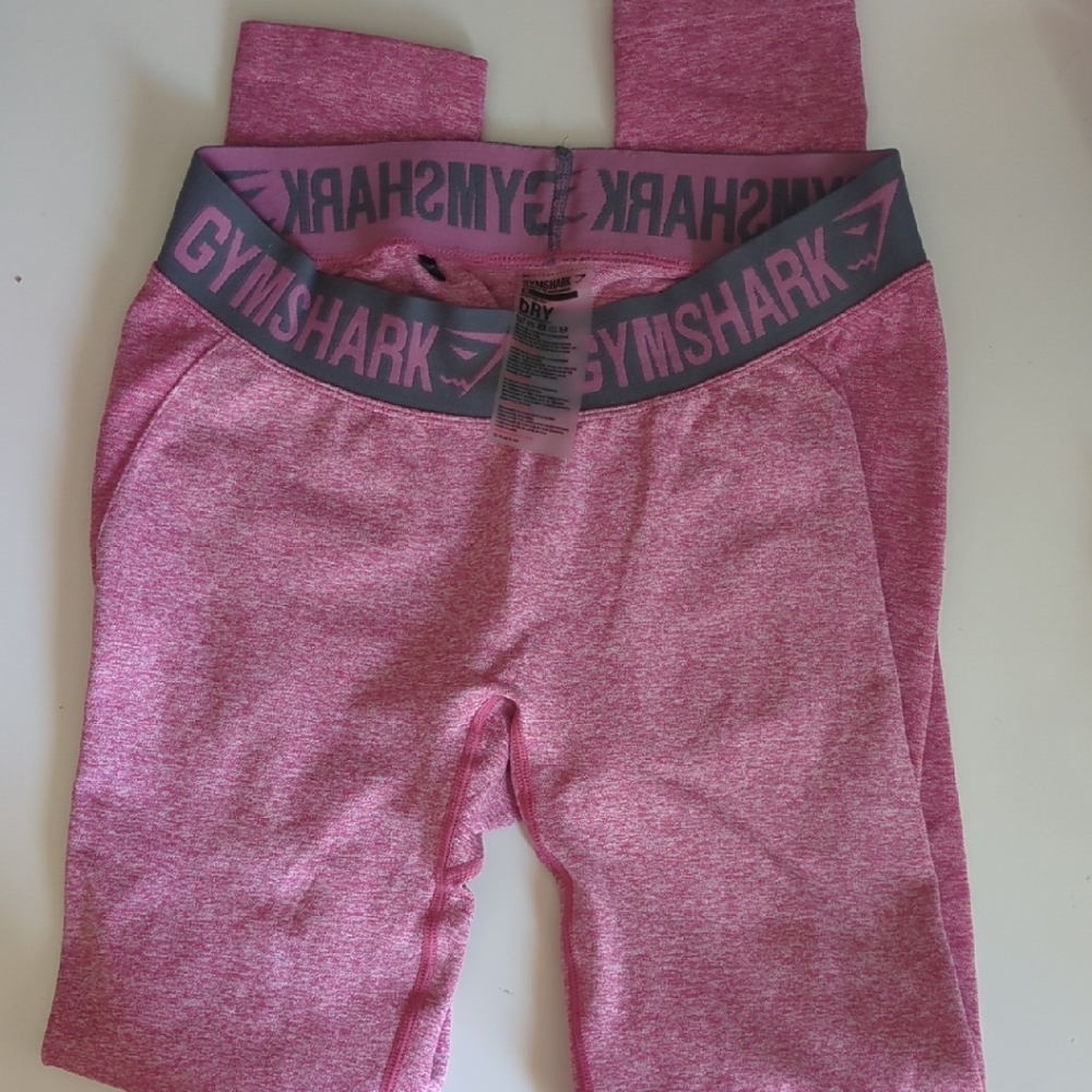Gymshark Heathered Pink Leggings